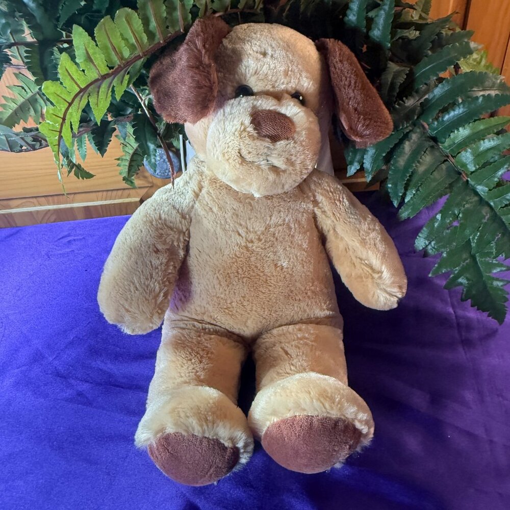 📌Build-A -Bear Plush BAB Cinnamon Bun Dog Brown Stuffed Very Soft Animal 2018